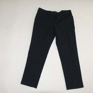 Talbots Women's Hampshire Ankle Pants Size 8 Petite Black High Rise Flat Front